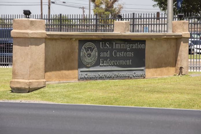 U.S. Immigration and Customs Enforcement Sign