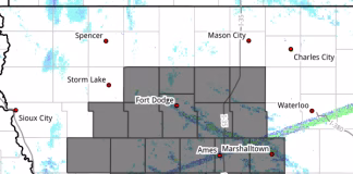 Intense Snow Showers Create Visibility Hazards in Central Iowa