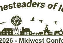 Homesteaders of Iowa Announces 2026 Midwest Homesteading Conference Two‑Day Event Brings Hands‑On Skills, Workshops, and National Speakers to Ottumwa, Iowa