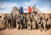 Governor Reynolds visits Iowa National Guard soldiers, airmen serving in the Middle East