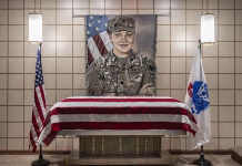 Suspect in deadly shooting of guard member pleads not guilty amid death penalty discussion