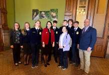 Jefferson County Farm Bureau Sponsors Fairfield FFA Members on Iowa State Capitol Visit
