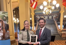 Humane World for Animals Presents Humane Law Enforcement Award to Iowa State Sheriffs’ & Deputies’ Association at Iowa State Capitol