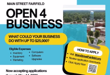 Main Street Fairfield Announces Open 4 Business Grant Opportunity for Downtown Businesses