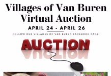 Villages of Van Buren Virtual Auction Returns for Sixth Year, April 24-26
