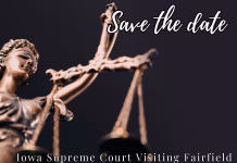 Iowa Supreme Court to Hear Oral Arguments in Fairfield on April 21st