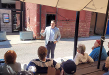WATCH: Lahn Makes Campaign Stop in Ottumwa