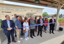 WATCH: Ribbon-Cutting Celebrates Ottumwa Train Depot Renovation