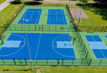 Keosauqua’s New 1st Street Courts Open Following Months of Fundraising and Construction