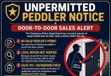 Oskaloosa Police Warn of Unpermitted Solicitors