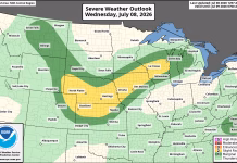 Heavy Rain, Storms Expected Today