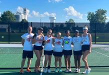 Fairfield Girls Tennis Sweeps Burlington, Places Second at Pella Tournament