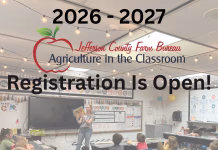Jefferson County Farm Bureau Ag in the Classroom Program Gearing Up for 2026-27 School Year