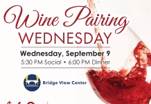 Wine Pairing Wednesday Returns to Bridge View Center