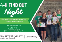 Jefferson County 4-H Hosting Find Out Night on October 5th
