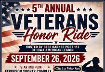 5th Annual Veterans Honor Ride to Support New Veterans Plaza