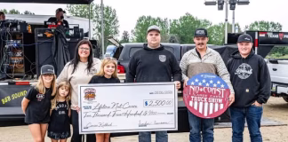 Big Rig Showcase Donates $2,500 to Cancer Kickback