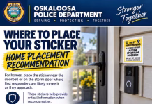 Oskaloosa Police Offer Free First Responder Stickers