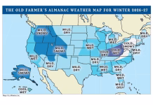 Almanac predicts Iowa’s winter ahead will be mild and wet