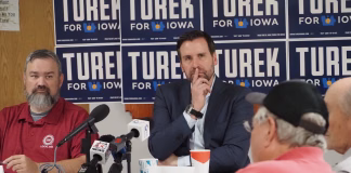 Iowa’s U.S. Senate candidates share fuel cost policies, trade criticisms on campaign trail