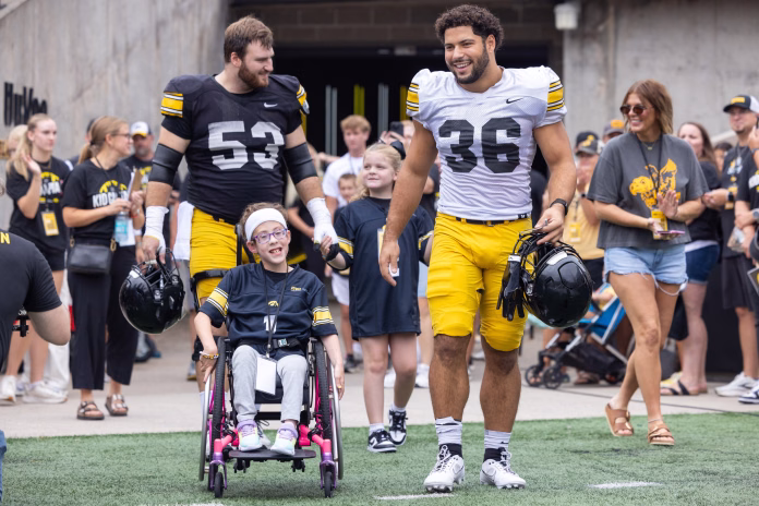 Kids Day at Kinnick Stadium on Saturday, Aug. 15, 2026.