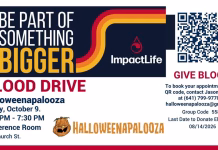 Halloweenapalooza Blood Drive Seeks Donors