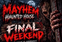 Mayhem Haunted House Hosts Final Weekend of 2026