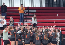 Van Buren County Volleyball Stuns Cardinal in Regional Opener to Advance