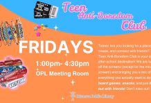 Teen Anti-Boredom Club Coming to Ottumwa Public Library