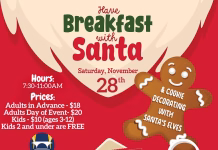 Breakfast With Santa Returns to Bridge View Center