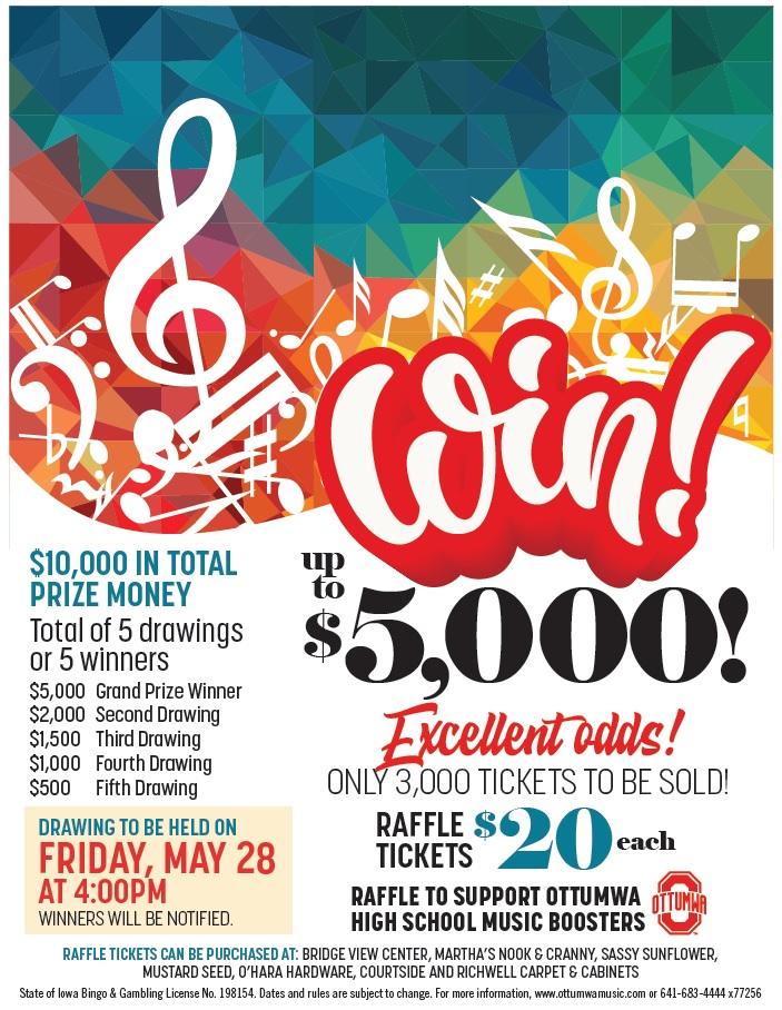 Music Raffle Ottumwa Music Boosters Raffle - Ottumwa Radio